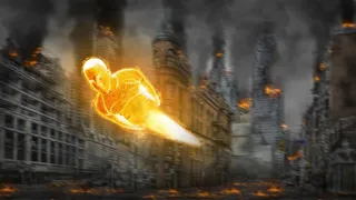 起飞带火星人物合成图