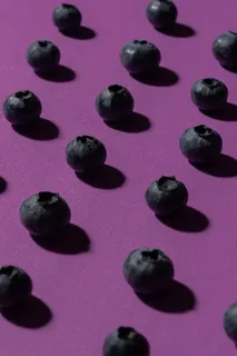 蓝莓水果背景素材