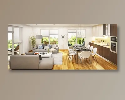 白色时尚大气客厅装修效果