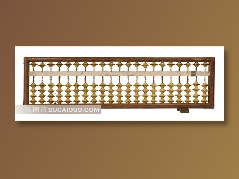 老式算盘摄影素材