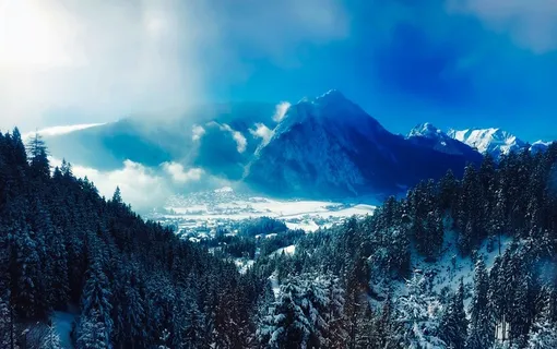 冬天自然背景风景 冬天自然背景风景