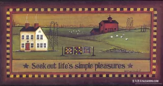 草地农房高清插画