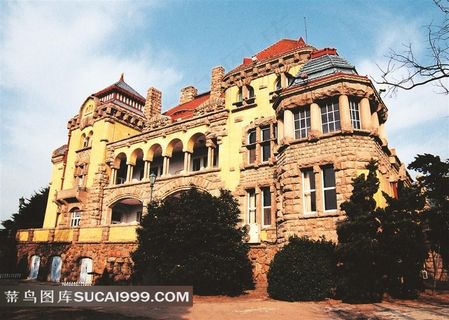 青岛风光花石楼图片素材 青岛风光花石楼图片素材