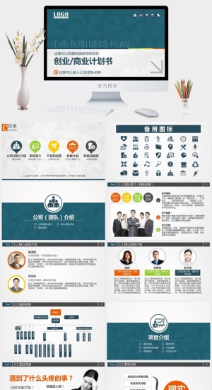商业策划PPT预览图