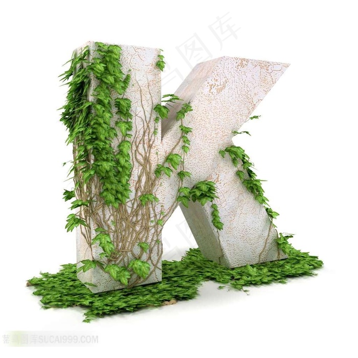 3D字母K设计素材