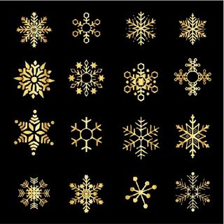 装饰冬天雪花背景