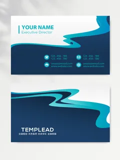 质感名片图片模版