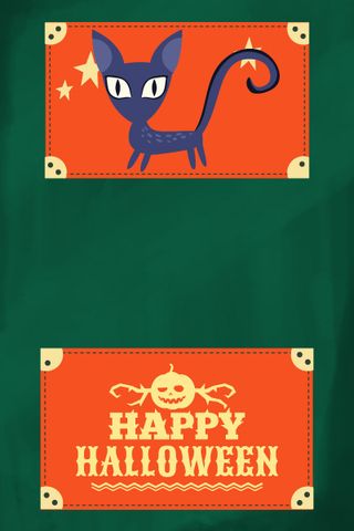 万圣节小鬼捣蛋儿童矢量插画扁平