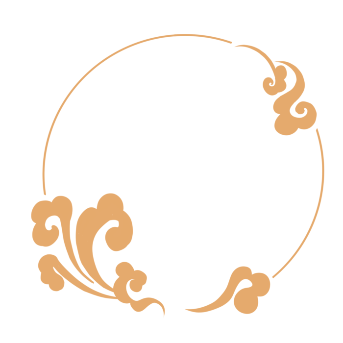 中国风中式传统祥云图案国潮古风边框云纹装饰元素PNG免抠素材图