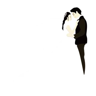 婚纱卡通人物婚礼白纱结婚婚纱摄影手绘