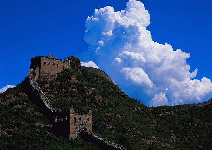 万里长城城墩素材