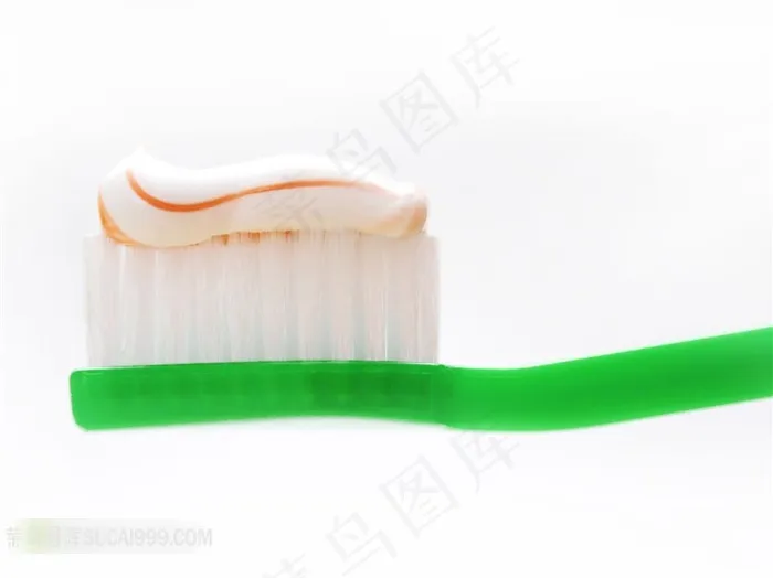 牙膏牙刷摄影素材