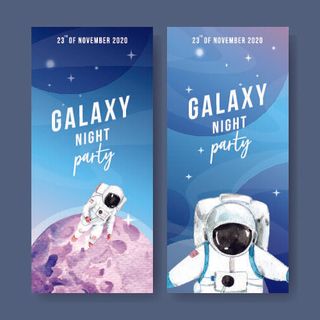 太空宇航员插画