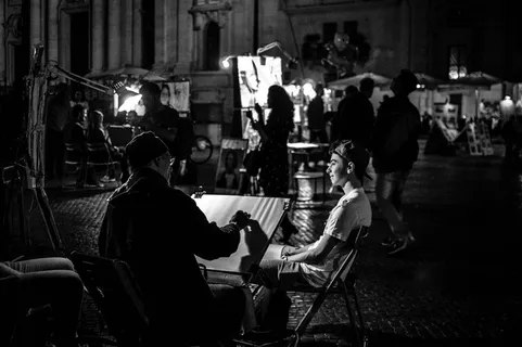 正在画画的画家大图 正在画画的画家大图