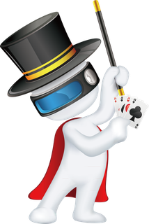 多行业戴眼镜科技感3D小人 免抠