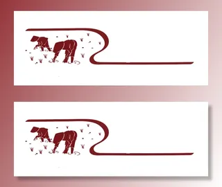 插秧免抠矢量中国风田园