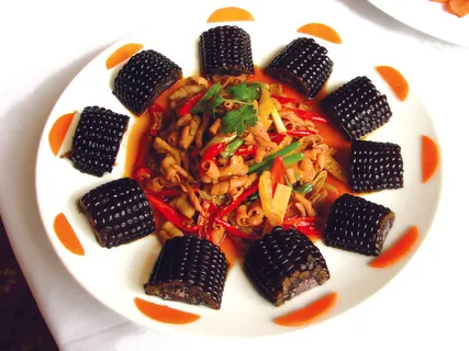 0711c-1141黑玉米爆鹅肠