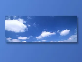 蓝天上的云彩图片