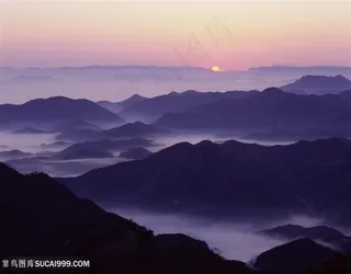 日落景色天空图片