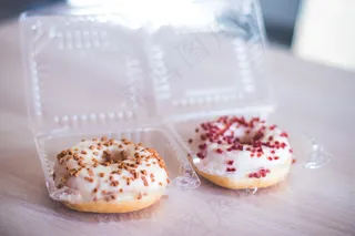 甜甜圈面包图片