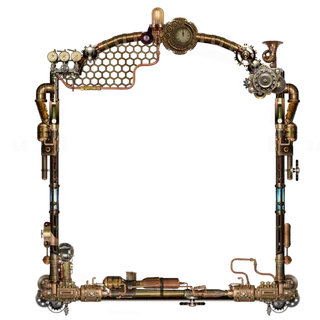 黄色边框木头木材素材