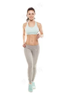 跑步听音乐的美女 跑步听音乐的美女