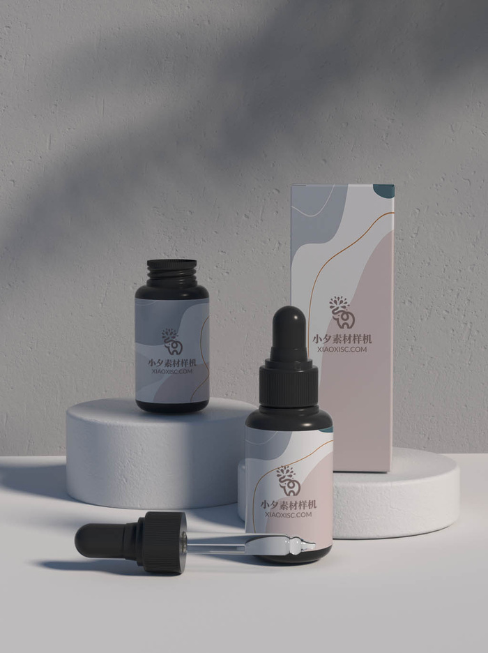 包装智能贴图样机VI效果PSD素材