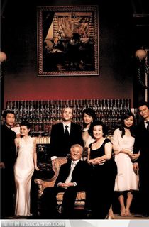 幸福家庭-中国家庭全家福爸爸妈妈及子女