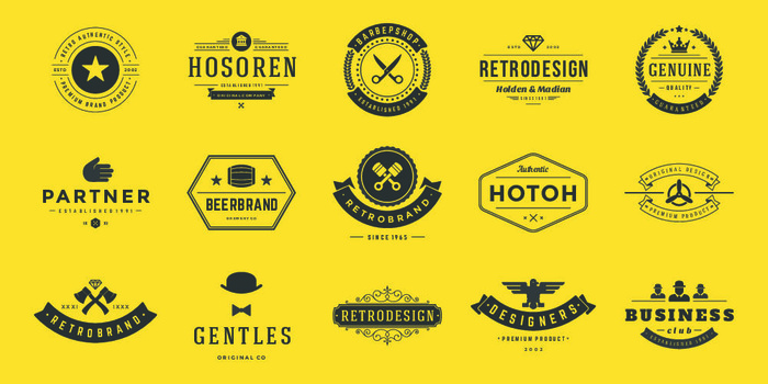 设计勋章标志素材