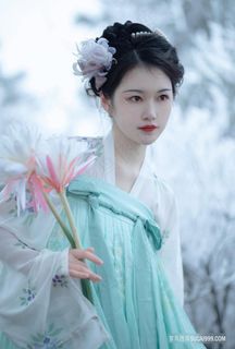 清纯古装汉服少女图片