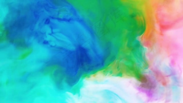 有创造力的, 艺术的, 水彩, 湿, 绘画, 丰富多彩的