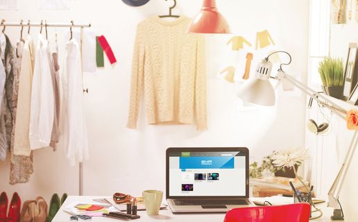 家居衣服vi背景素材