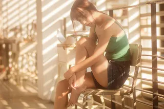 摄影图片人物美女模特照片