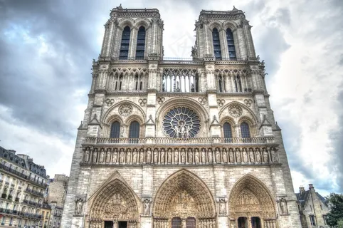 法国教堂建筑外观图片