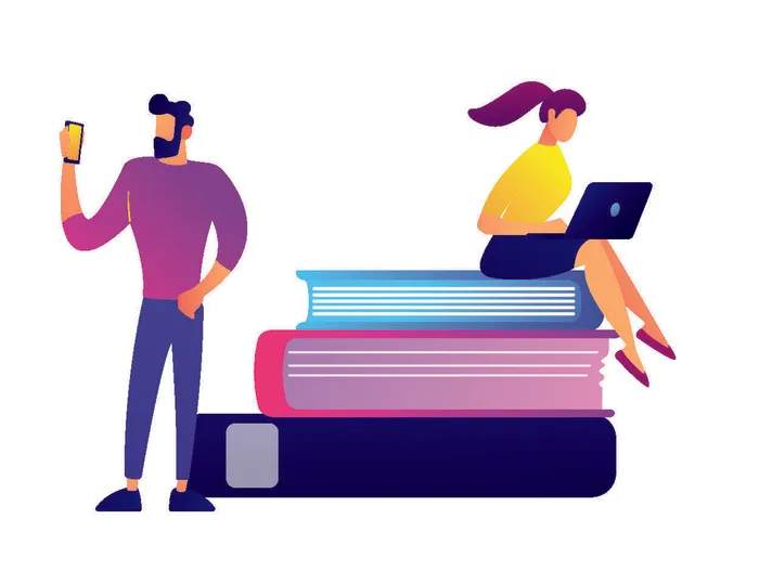 扁平化人物场景办公互联网等距ai矢量设计网页海报UI素材插画eps,ai矢量模版下载