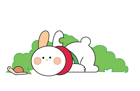 小兔子卡通手绘