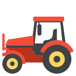 红色拖拉机现代农业