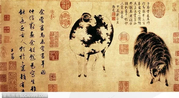 花鸟篇-羊 花鸟篇-羊