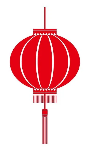 矢量大红灯笼cdr矢量模版下载