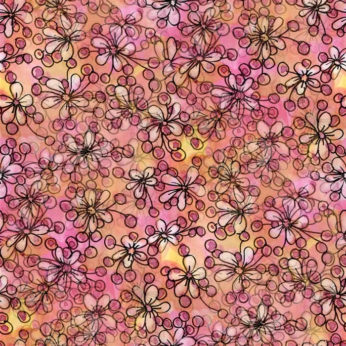 铺面画面的粉紫花朵高清图片