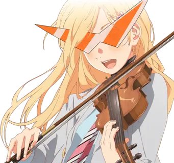 小提琴女孩卡通素材人物