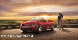 大众敞篷轿车图片素材