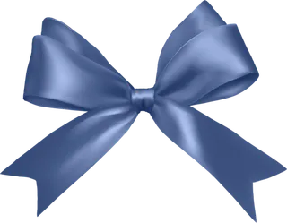 蓝色蝴蝶结丝带情人节