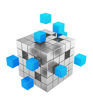 立方体蓝色素材