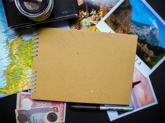 本子照片和相机