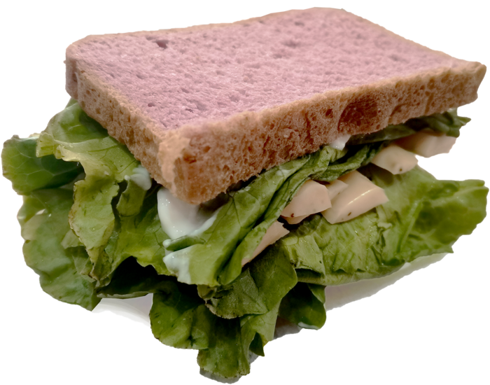 面包蔬菜制作过程紫薯三明治免抠元素实物摄影素材