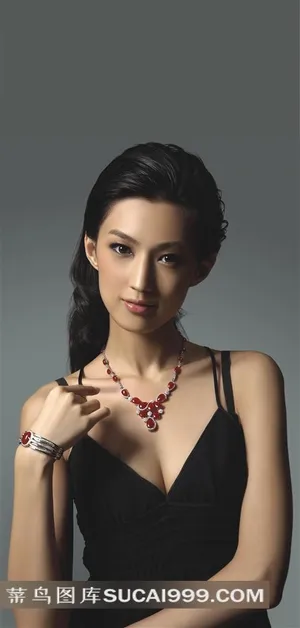 唯美珠宝代言美女图片