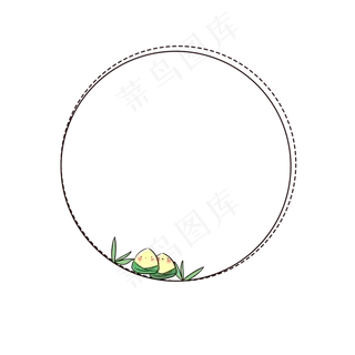 端午节边框免抠图片 