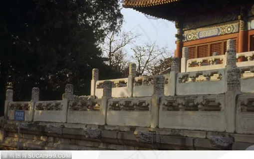 明十三陵-德陵明楼护栏