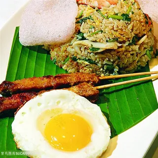中华美食马来炒饭实拍摄影图 中华美食马来炒饭实拍摄影图
